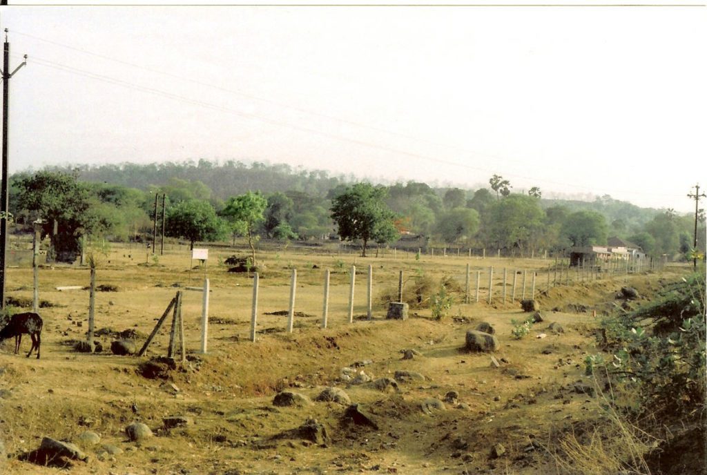  Land development @ Durves, DharmaDham Nageshvar Parshvanath, Durves